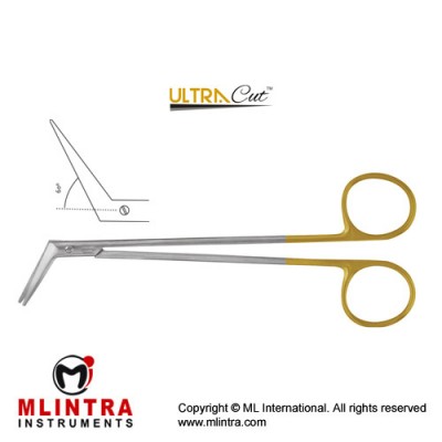 UltraCut™ TC DeBakey Vascular Scissor Angled 60° Stainless Steel, 22 cm - 8 3/4"